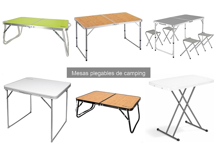 Mejores mesas plegables de camping para mochileros