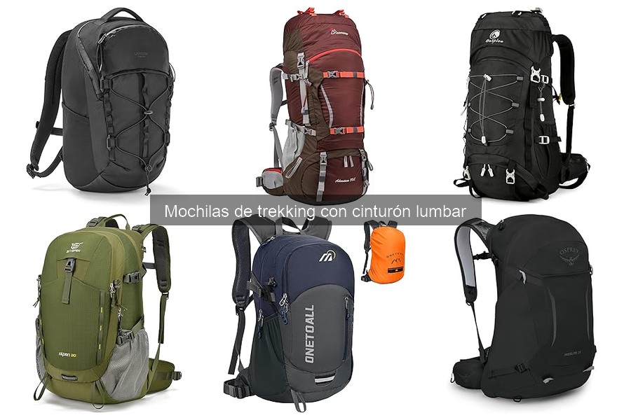 Mejores mochilas de trekking con cinturón lumbar para principiantes