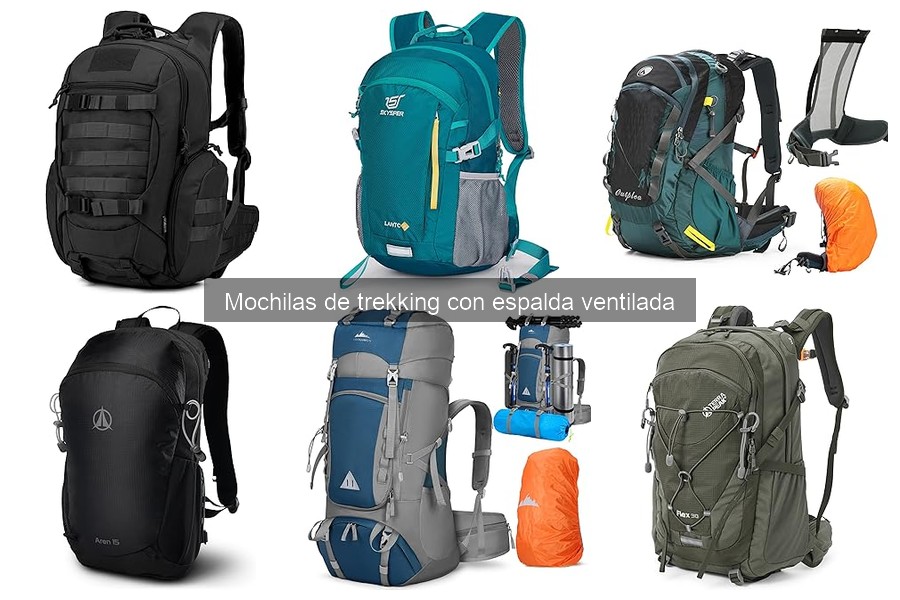 Mejores mochilas de trekking con espalda ventilada para climas cálidos