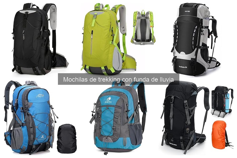 Mejores mochilas de trekking con funda de lluvia para principiantes