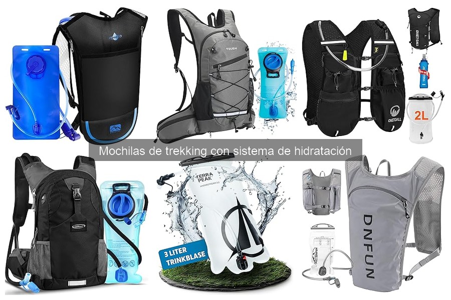 Mejores mochilas de trekking con sistema de hidratación