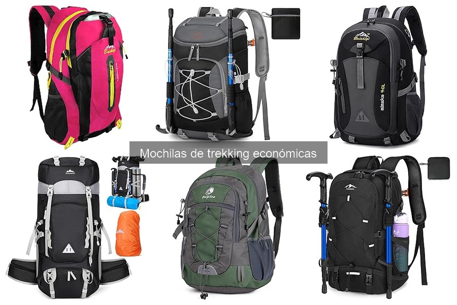 Mejores mochilas de trekking económicas para principiantes