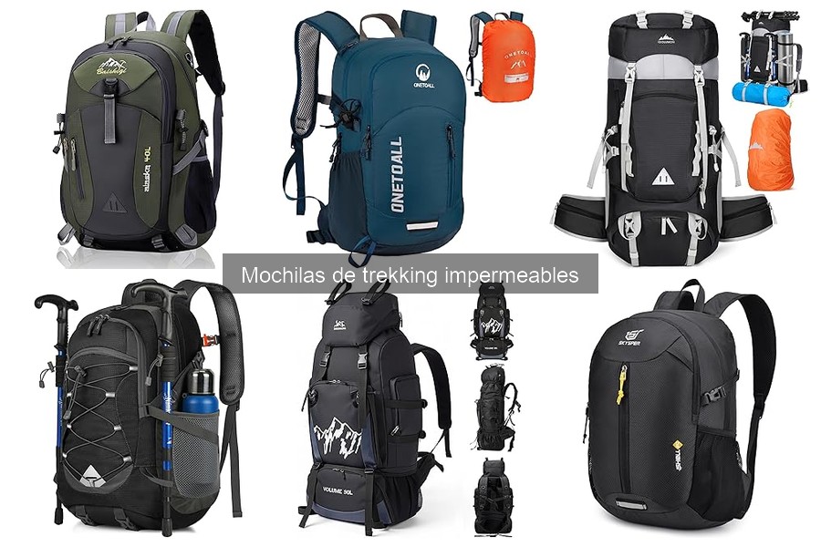 Mejores mochilas de trekking impermeables para largas rutas