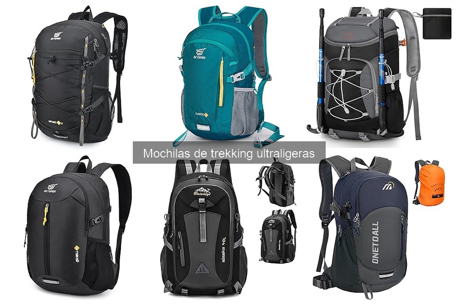 Mejores mochilas de trekking ultraligeras para principiantes