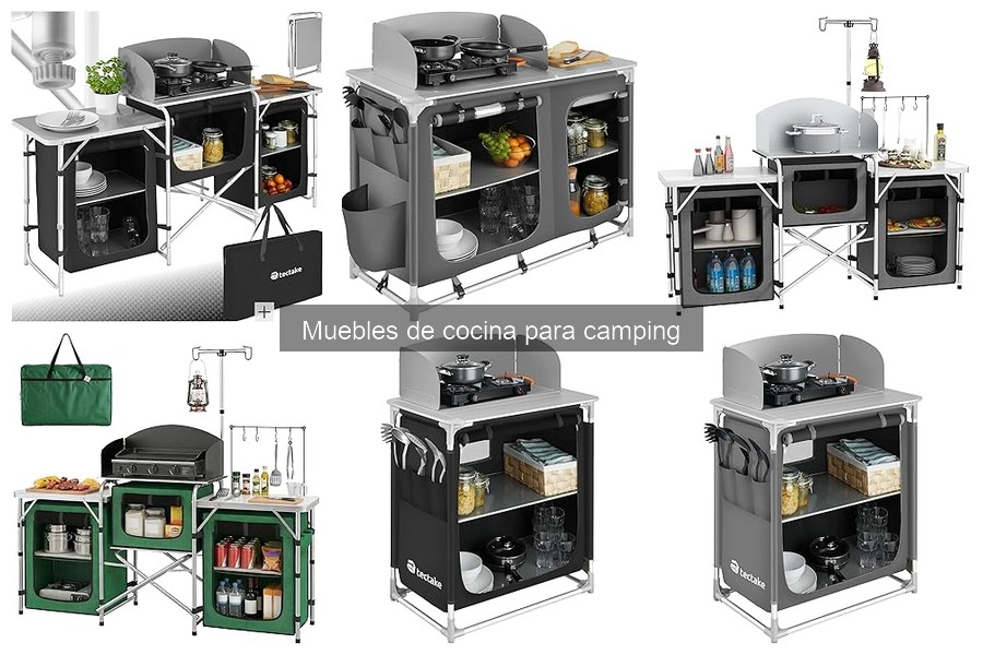 Mejores muebles de cocina para camping en 2023: Comparativa