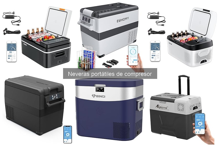 Mejores neveras portátiles de compresor para viajes largos