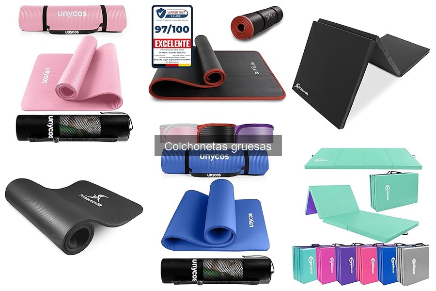 Mejores ofertas en colchonetas gruesas para tus actividades outdoor