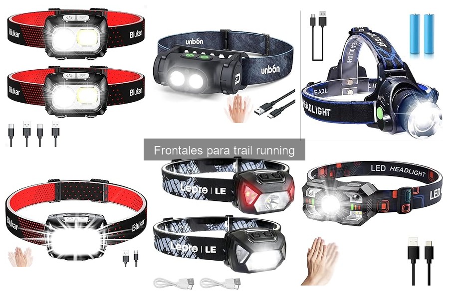 Mejores ofertas y precios de frontales para trail running