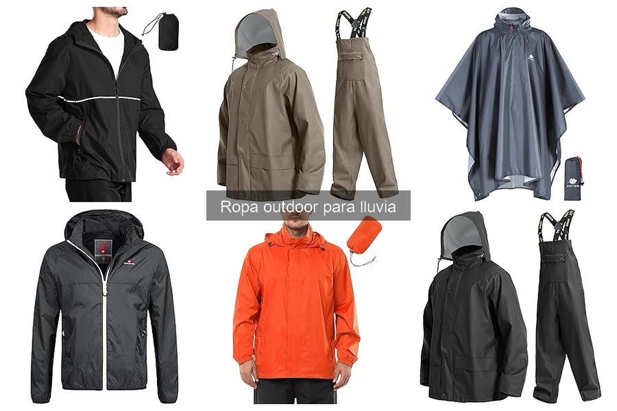 Mejores options de ropa outdoor para días de lluvia
