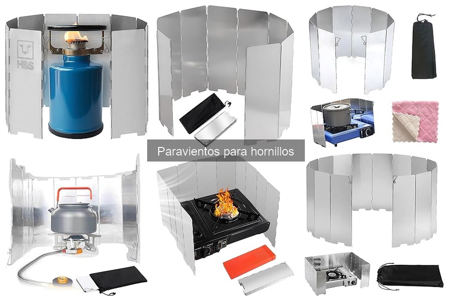 Mejores paravientos para hornillos en camping para principiantes