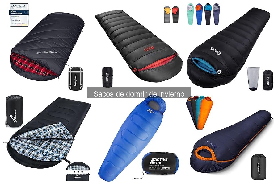 Mejores sacos de dormir de invierno para camping 2023