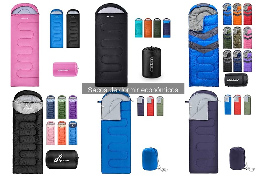 Mejores sacos de dormir económicos para camping en 2023