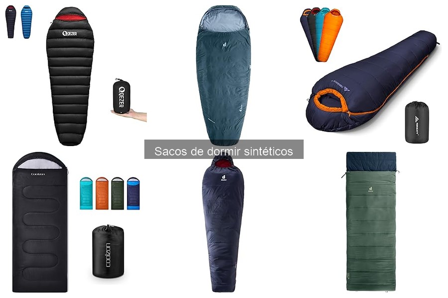 Mejores sacos de dormir sintéticos compactos para mochileros