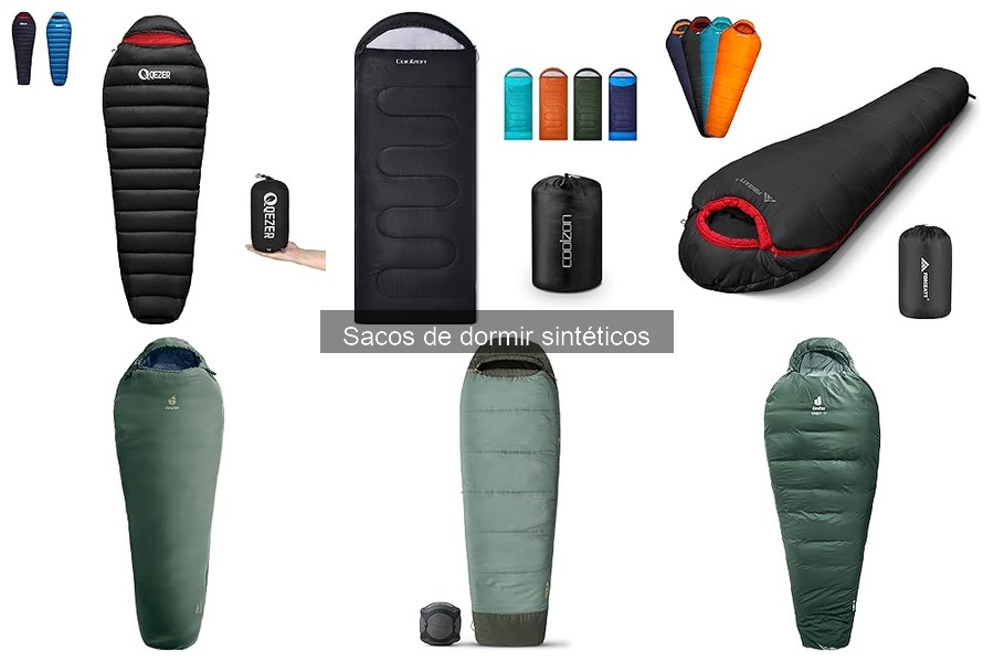 Mejores sacos de dormir sintéticos para camping en 2023