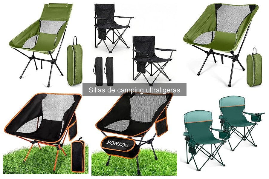 Mejores sillas de camping ultraligeras para mochileros 2023