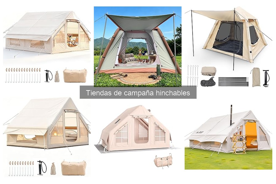 Mejores tiendas de campaña hinchables para festivales