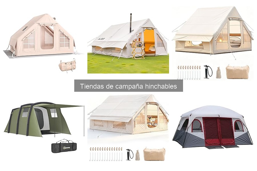 Mejores tiendas de campaña hinchables para mochileros