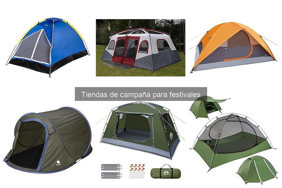 Mejores tiendas de campaña para festivales de música 2023