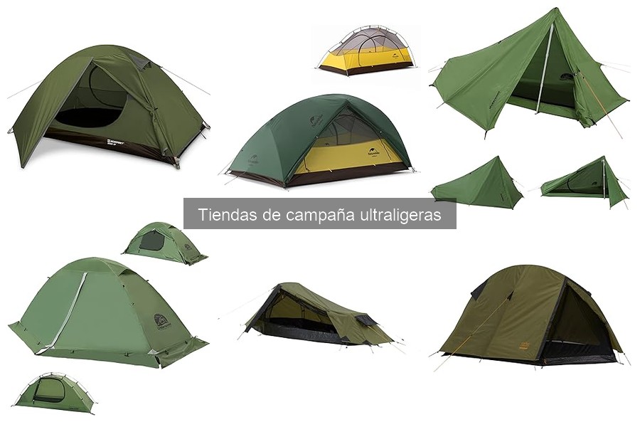 Mejores tiendas de campaña ultraligeras para mochileros