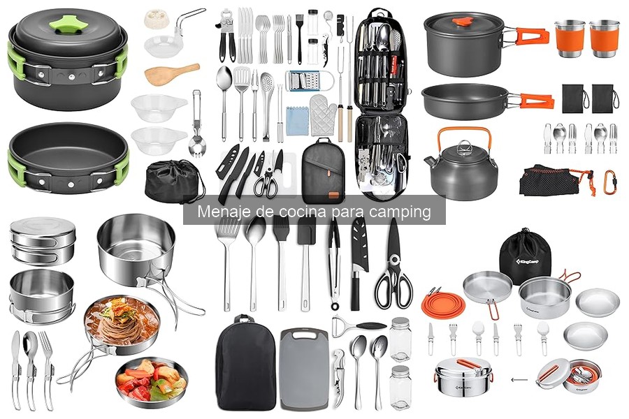 Mejores utensilios de cocina para camping 2023: comparativa