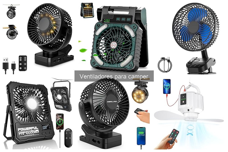 Mejores ventiladores para camper 2023: comparativa y precios