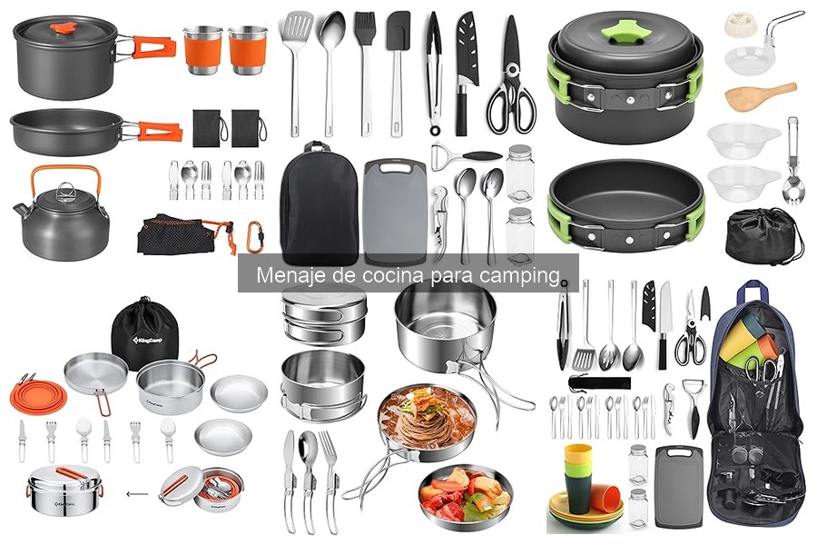 Menaje de cocina esencial para camping: ¿Qué necesitas?
