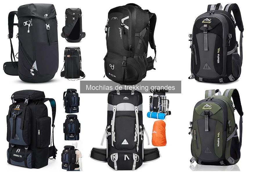Mochilas de trekking grandes con características especiales