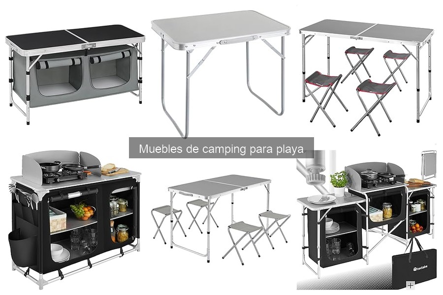 Muebles de Camping para Playa: Plegables vs. No Plegables