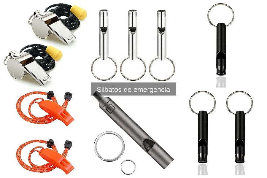 Normativas sobre silbatos de emergencia en senderos y campings