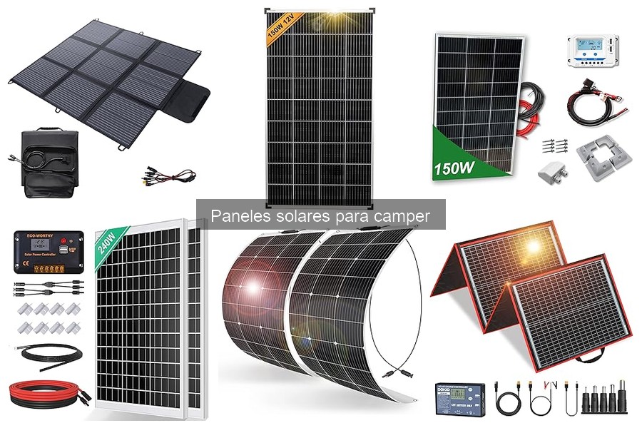 Ofertas en paneles solares para camper: ahorra hoy