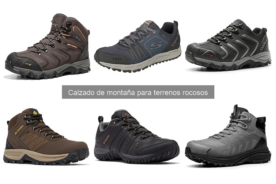 Ofertas y precios en calzado de montaña para terrenos rocosos