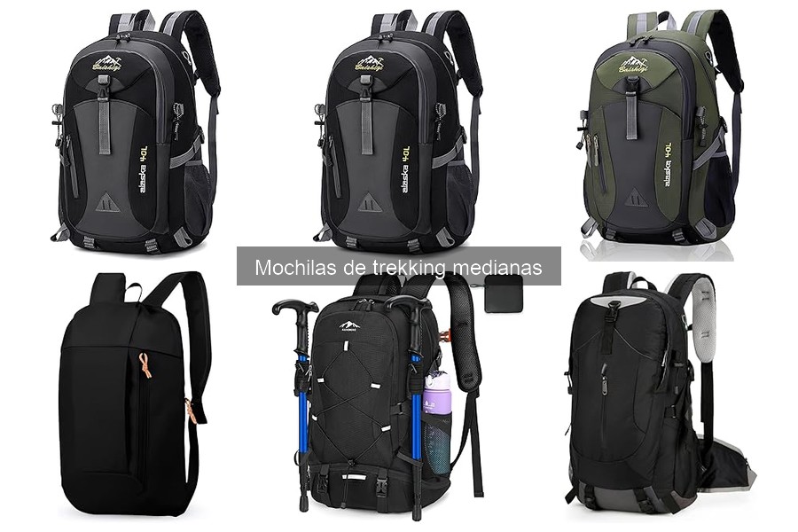 Opciones de mochilas de trekking medianas para principiantes