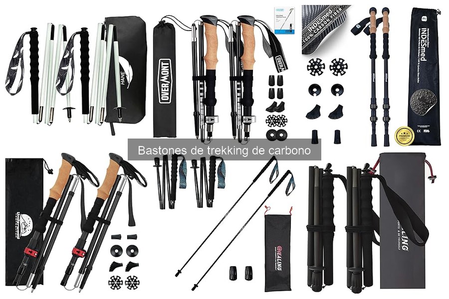 Opiniones reales de bastones de trekking de carbono