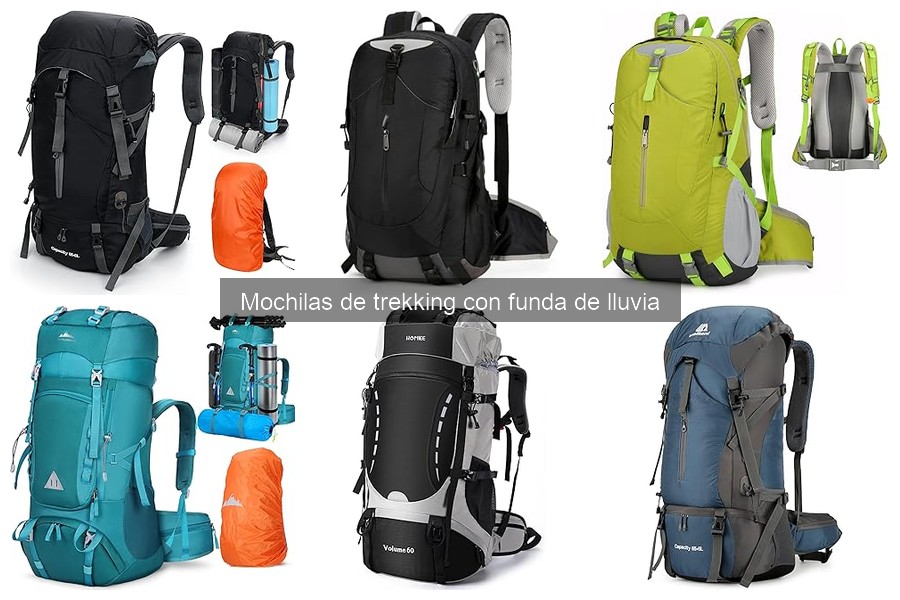 Precios de mochilas de trekking con funda de lluvia y dónde comprarlas