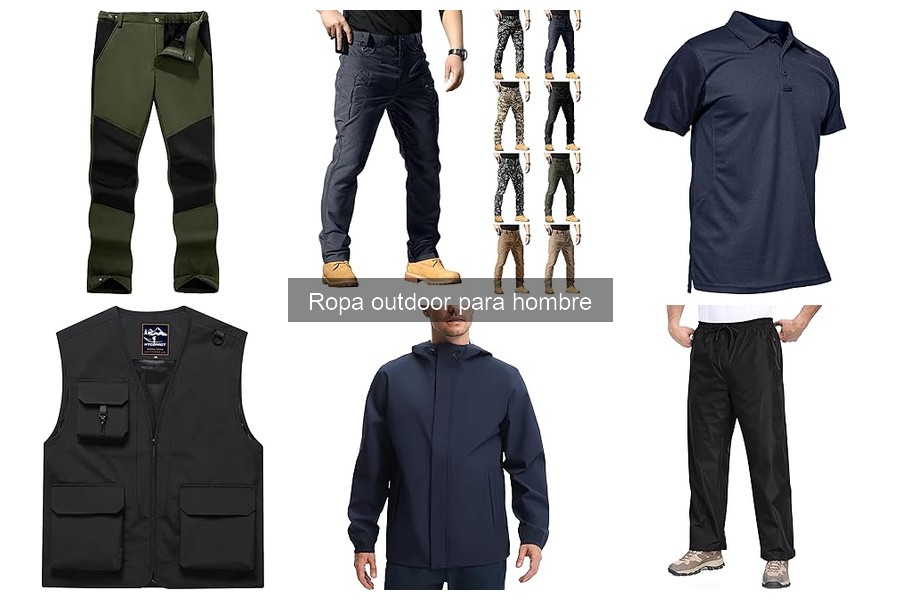 Precios promedio de ropa outdoor para hombre en 2023