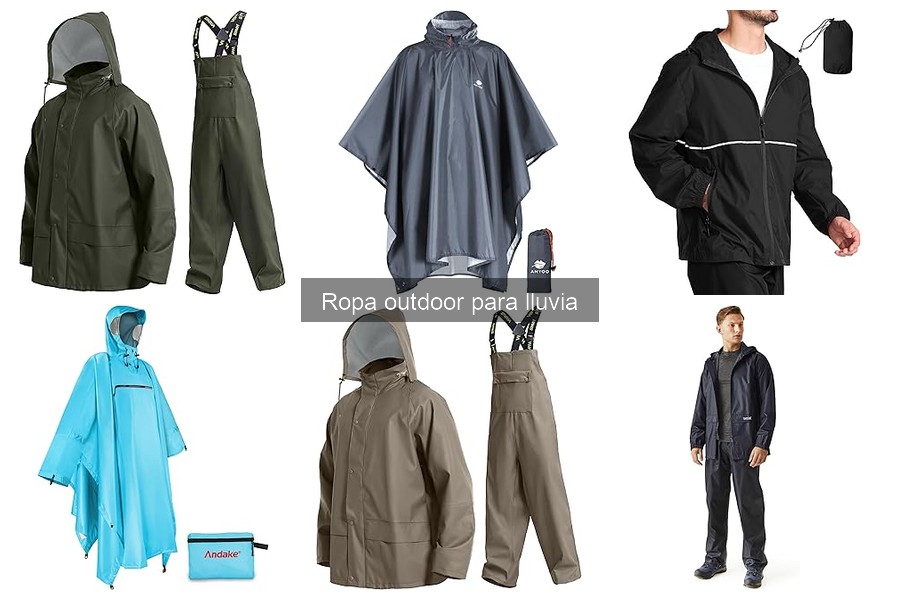 Precios promedio de ropa outdoor para lluvia en 2023