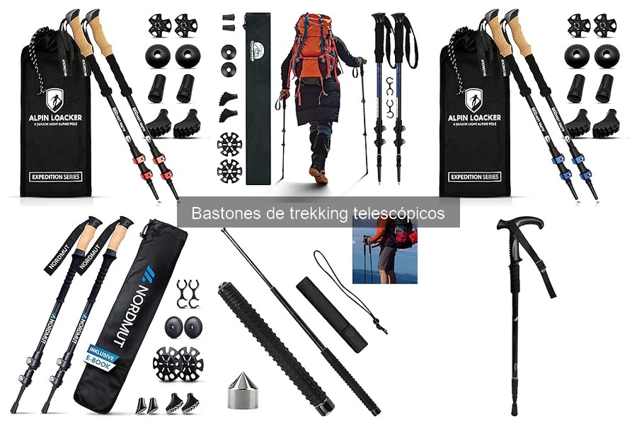 Problemas comunes con bastones de trekking telescópicos