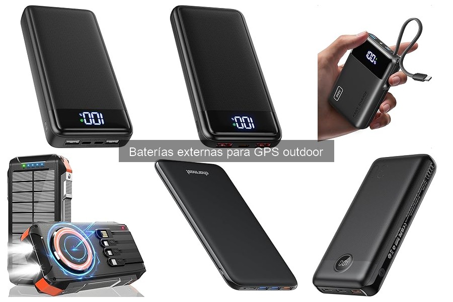 Problemas comunes con baterías externas para GPS outdoor