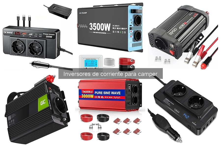 Problemas comunes con inversores de corriente en campers