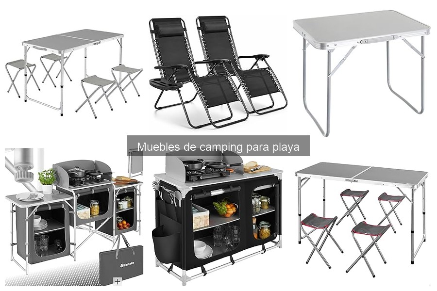 Problemas comunes con muebles de camping para playa