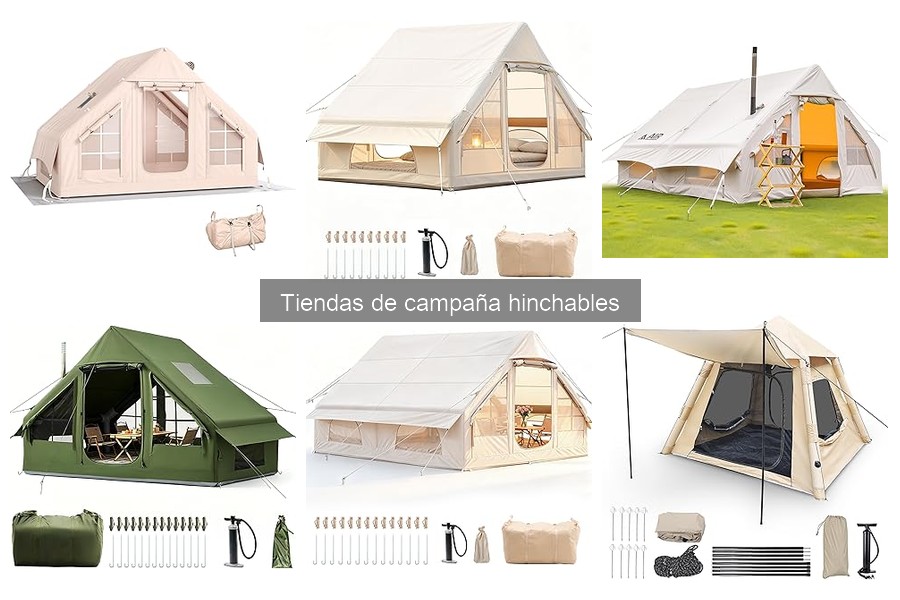 Problemas comunes con tiendas de campaña hinchables y soluciones