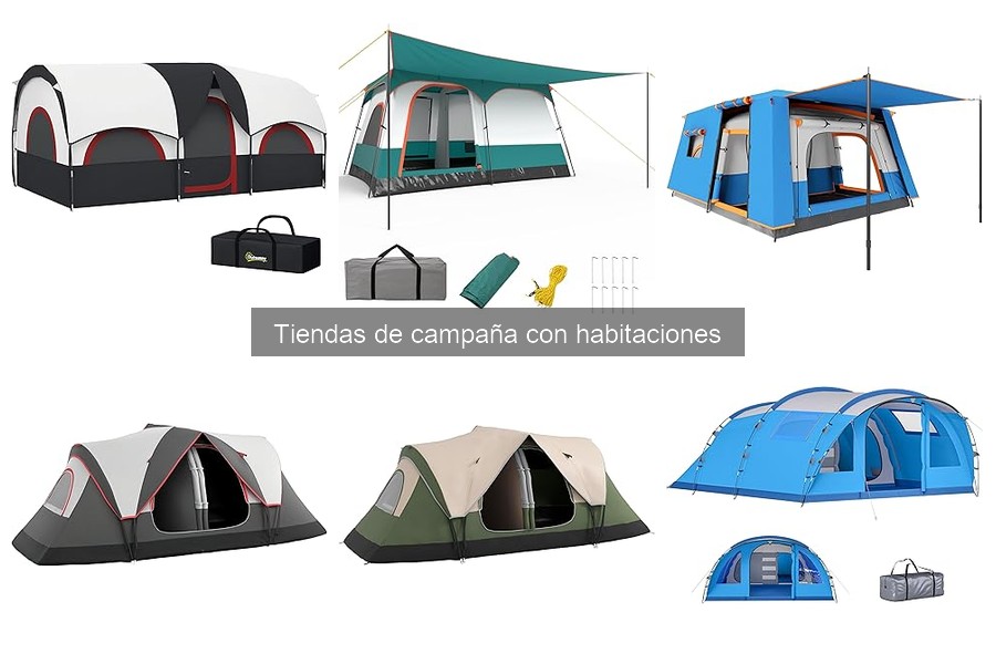 Problemas comunes en tiendas de campaña con habitaciones