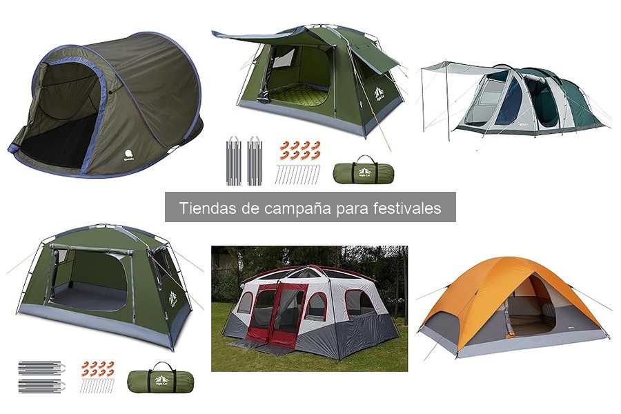 Problemas comunes en tiendas de campaña para festivales