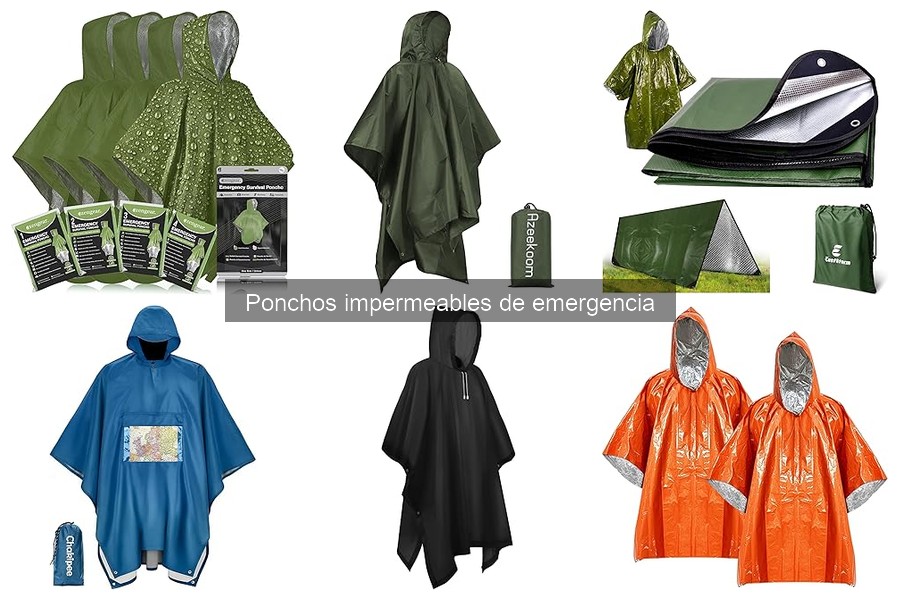 ¿Qué es un poncho impermeable de emergencia? Guía completa
