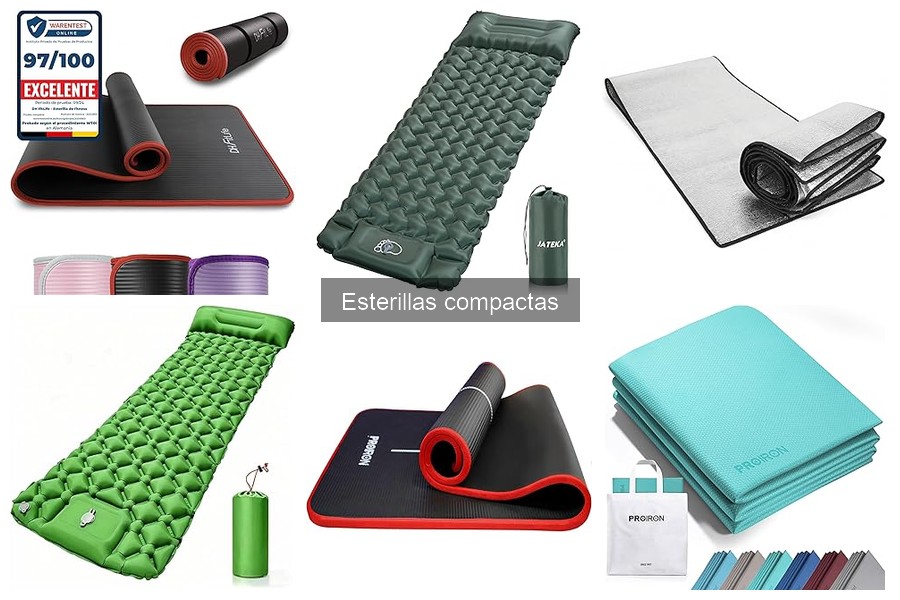 ¿Qué es una esterilla compacta y para qué se utiliza?