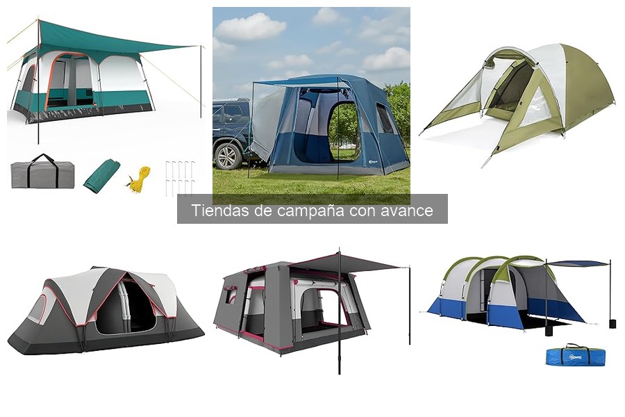 ¿Qué es una tienda de campaña con avance? Características y Usos