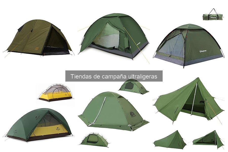 ¿Qué es una tienda de campaña ultraligera? Características y ventajas