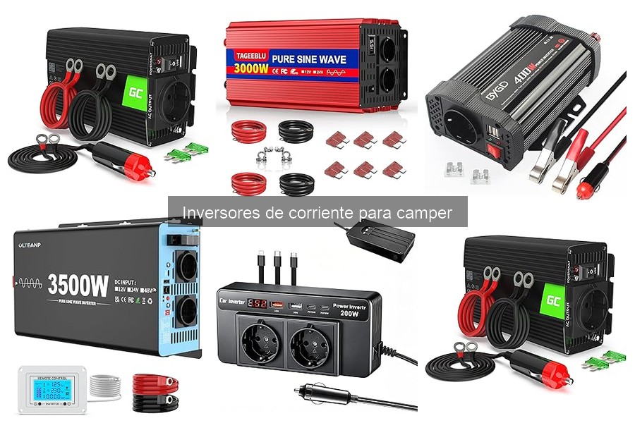 ¿Qué potencia necesitas para un inversor de corriente en tu camper?