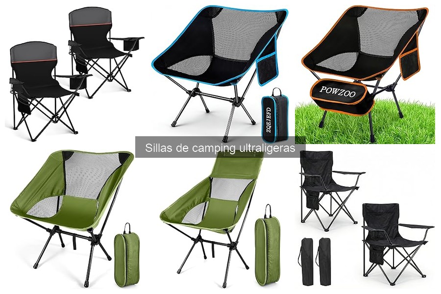 ¿Qué son las sillas de camping ultraligeras? Características y ventajas