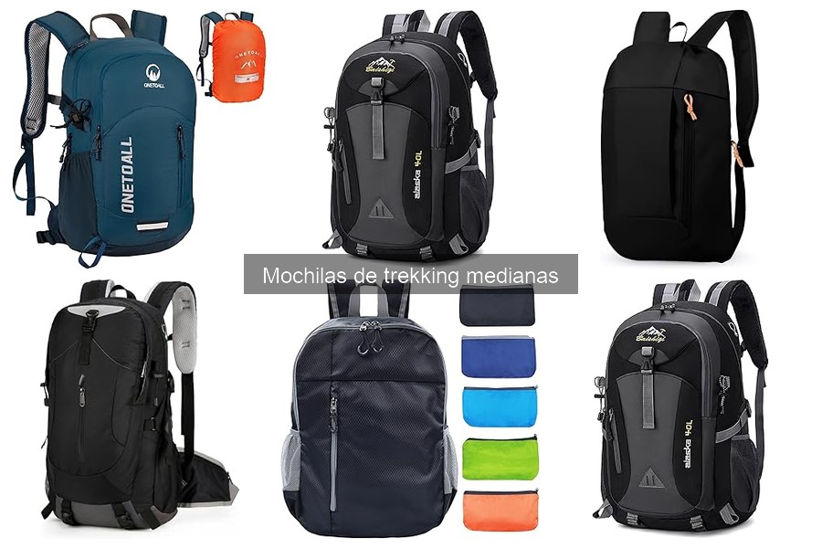 ¿Qué tamaño de mochila de trekking mediana necesitas para un fin de semana?